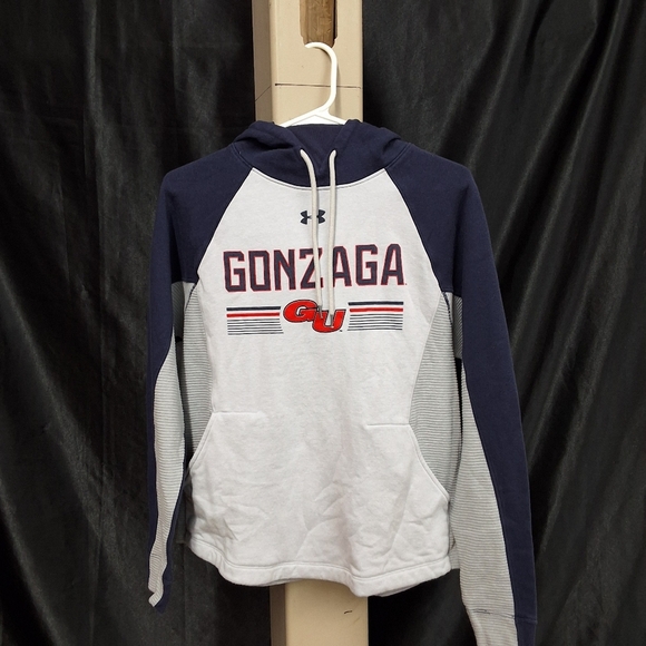 Under Armour Blue and White Gonzaga Sweater - Picture 10 of 11